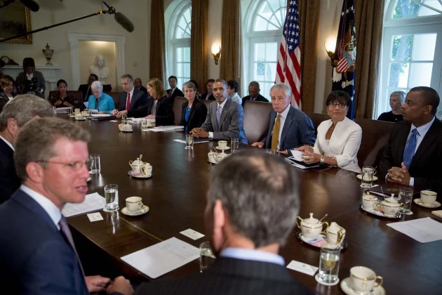 President Obama Holds Cabinet Meeting